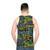 Retro 90s Road Carpet Unisex Tank Top - men back