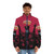 Big Trouble In Little China puffer jacket featuring characters from the cult classic 80s film - men front