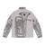 Big silver euphonium puffer jacket for music lovers and orchestra members - Back