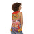 Double Dragon inspired retro gaming unisex tank top - women back