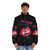 Big Mouth Netflix Puffer Jacket featuring characters from the popular animated comedy series - men front
