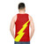Rising Lightning Unisex Science Fiction Tank Top - men back