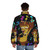 Big Mouth Maury Music Puffer Jacket 2 with Hormone Monster design - men back