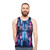 Tokyo neon cyberpunk unisex tank top - men