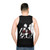 Unisex Japanese Zen-inspired tank top - men back
