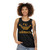 Dachshund dog printed on a white unisex tank top - women