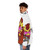 Big Mouth Connie Puffer Jacket featuring gun and weapon imagery - men side left