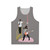 Classic rock unisex tank top with music band design