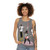 Classic rock unisex tank top with music band design - women