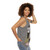 Classic rock unisex tank top with music band design - women side