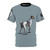 T-shirt featuring a graphic design of a pointer dog, a breed of hunting dog.