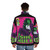 Green puffer jacket inspired by the big screen action hero - men back