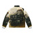 A puffer jacket featuring the iconic Union Pacific Big Boy steam locomotive - Back