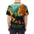 Person wearing a t-shirt featuring a scenic landscape of the Great Smoky Mountains National Park - men back