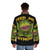 A puffer jacket inspired by the iconic 'Little Shop of Horrors' movie. - men back