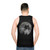 Across The Moon With The Child Unisex Tank Top featuring ET the Extra Terrestrial - men back