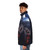 Beware the Moon Puffer Jacket featuring a classic werewolf design - men side left