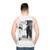 Unisex vintage-style tank top with Al Pacino and "Dog Day Afternoon" graphic - men back