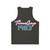 Timecop 1983 synthwave retro 80s unisex tank top - Back