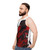 Abstract Valentine Unisex Tank Top - men side