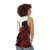 Abstract Valentine Unisex Tank Top - women back