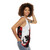 Abstract Valentine Unisex Tank Top - women side