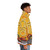 Retro Soul Train Puffer Jacket with Reggae, Ska and Punk Influences - men side right