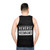 Reverse engineer unisex tank top - men back