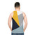 Colorful abstract geometric design unisex tank top - men back