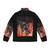 A high-quality puffer jacket featuring the Omen design, perfect for Castlevania enthusiasts. - Back