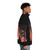 A high-quality puffer jacket featuring the Omen design, perfect for Castlevania enthusiasts. - men side right