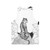 Tiger Moon Unisex Tank Top featuring a mystical tiger and moon illustration - Back