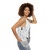Tiger Moon Unisex Tank Top featuring a mystical tiger and moon illustration - women side