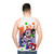 DJ Unisex Dalmatian Tank Top - men back