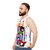DJ Unisex Dalmatian Tank Top - men side