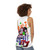 DJ Unisex Dalmatian Tank Top - women back