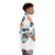 Classic Ford GT40 Puffer Jacket with Motorsports Racing and Vintage Sports Car Design - men side right