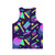 Retro 80s bowling alley vaporwave unisex tank top - Back