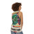 Retro space poster unisex tank top - women back