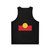 Aboriginal Flag Unisex Tank Top - Back