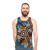 Unisex Tank Top with Aboriginal Art Depicting Wetland Dreaming - men