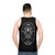 Knowledge Skull Unisex Tank Top - men back
