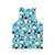 Unisex tank top featuring different penguin species - Back
