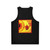 Retro Music Unisex Tank Top - Back
