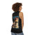 Retro Jar Jar Binks graphic on a unisex tank top - women back