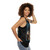 Retro Jar Jar Binks graphic on a unisex tank top - women side