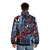 Ben Reilly Scarlet Spider wearing a puffer jacket, a superhero from the Spider-Verse - men back
