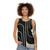 Retro geometric design unisex tank top - women