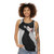 Moody portrait unisex tank top - women