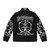 Belphegor metal black puffer jacket - Back